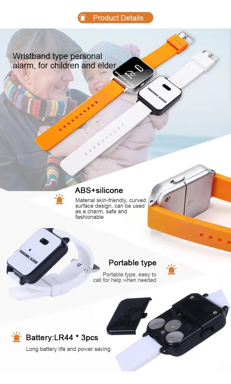 Watch Out! Emergency Personal Defence Wrist Alarm