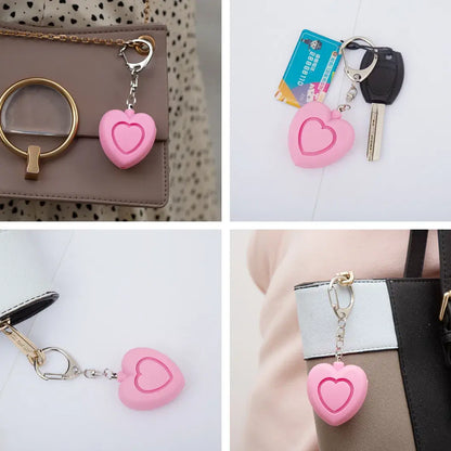 Safe Heart Mini Personal Self Defence Alarm Key Chain