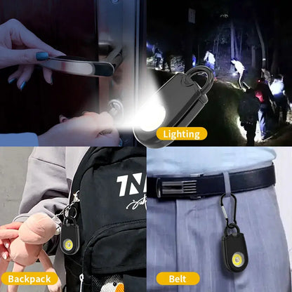 Tear Drop Personal Self Defence Security Alarm Keychain