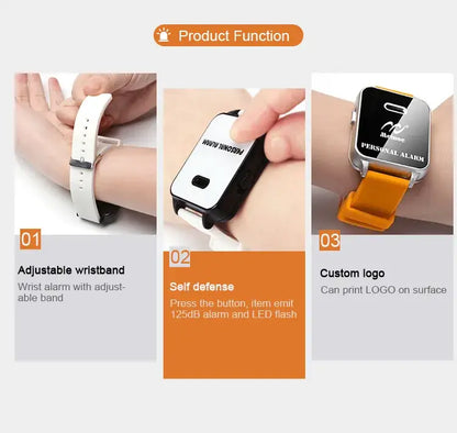 Watch Out! Emergency Personal Defence Wrist Alarm