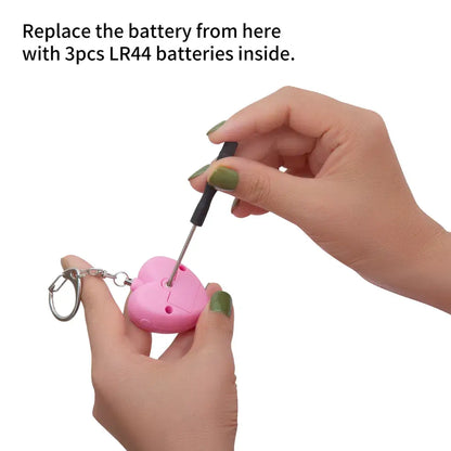 Safe Heart Mini Personal Self Defence Alarm Key Chain