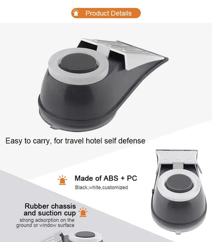 Security Door Stopper & Window Sensor Alarm