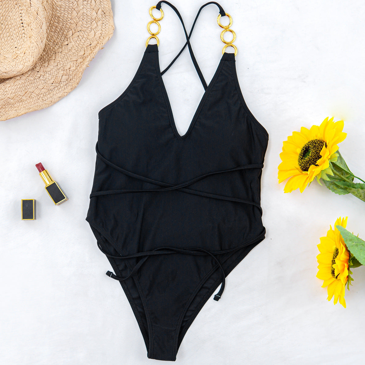 Chain One-Piece Swimsuit