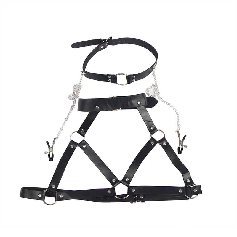SBCD Leather Temptation Bondage Harness