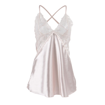Satin Backless Honeymoon Mini Dress