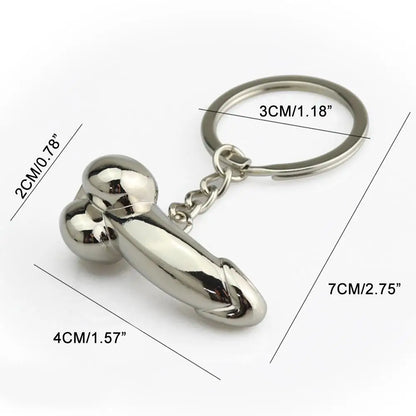 Metal Penis Key Ring