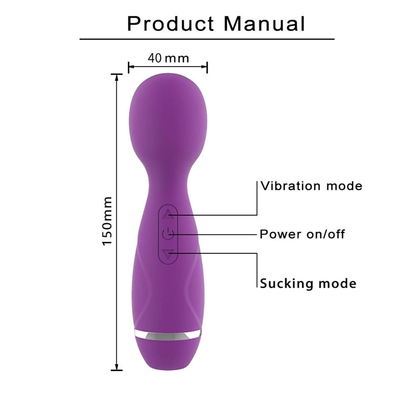 Personal Mini Sucking Vibrator
