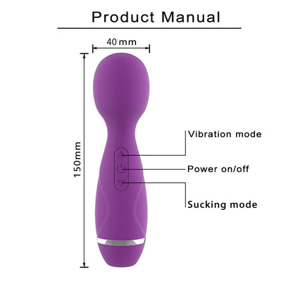 Personal Mini Sucking Vibrator